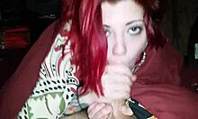 Tattooed asian teen gives pov blowjob and swallows cumshot part 2