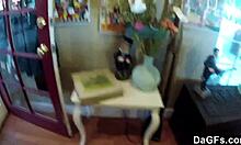 dagfs gets blown at her parents house 😏