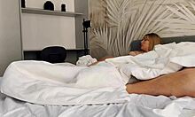 Blonde amateur bent over for deepthroat and doggystyle