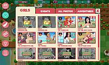 Hey, wanna see hot country lesbians in wild hentai action? How about a steamy threesome on Nutaku Booty Farm Part 21?