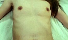 Homemade sex with asian milf shaved pussy in passionate fucking.