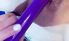 Latina Wife Teases Big Clit and Tits in Public Solo