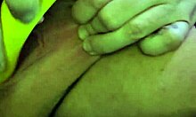 pretty milf with huge natural tits blows dildo while live streaming naughty