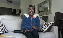 this real amateur ebony teen with petite tits and juicy ass gets pounded hard by her favorite big cock