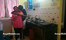 Sexy bhabhi drilled hard in kitchen while cooking