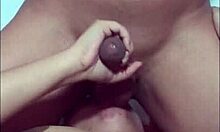 Colombian redhead gives delicious blowjob to big cock!