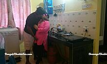 Sexy bhabhi drilled hard in kitchen while cooking