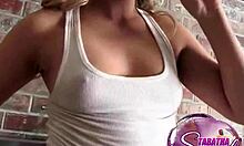 Tabatha Sweet Reveals Her Natural Tits In A Naked Backstage Interview