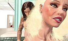 bad psychologist granny doctor seduces young man with sneaky anal play