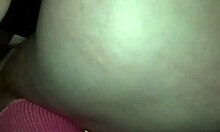 Blonde Slut Stretches Ass While Friend Watches TV