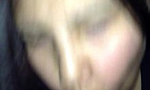 Girlfriend intensely sucks cock for cum