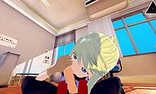 Koikatsu Edward Winry Fast Handjob Leads To Uncensored Sex