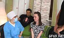 Pleasing Darling Gets Deflowered Inside the Baths with Oral and Fucking