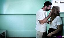 Horny Professor Charles Dera Banged Teen Jill Kassidy in Bathroom!