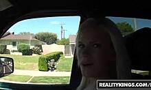 Kierstin Koyote Kisses Cock on Street