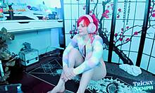 alternate girl masturbating