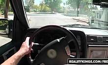 Kierstin Koyote Kisses Cock on Street