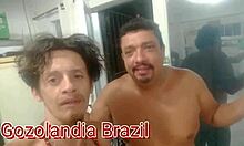 Hey, that latina friend with tattoos and big ass is swinging with us tonight, interracial fun with monster cock