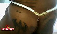 i give my husband a christmas present with my swollen pussy in the bedroom