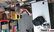 Hot Teen Chooses Penis Over Jail In Garage Punishment!