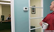 we don't do office sex in europe but grabass xd15605 does it hard