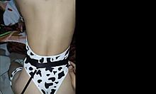 Tio, grab your niece while she dances dembow - the day I took advantage of my niece, that amateur latina teen riding doggystyle anal.