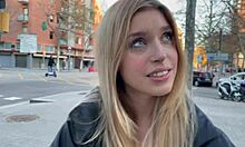 Beautiful Babe Looks Stunning Sucking My Dick with Sloppy Skills