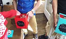 several teen 18+s play smutty games with fucking