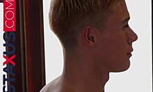 staxus hot encounter with my stepbrother in the bathroom, he helps me shave then assfucks my twink ass