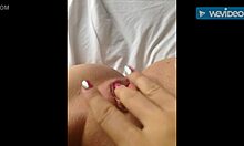 Exgf masturbating at home all alone 😏