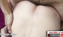 me and my man, we got wild anal sex, cum inside boy pussy, oops!