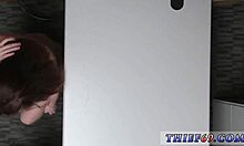 Blonde Teen in Uniform Gets Oiled for Hardcore Police Action in HD