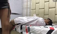 Doctora Sucks Patient's Hard Cock In Recovery Room