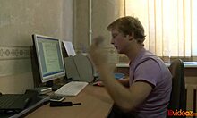 18videoz: vanda teen 18+ fucks him bent over, deepthroating and gagging for cumshot