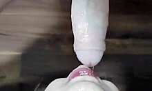 Crossdresser Tackles a Massive Giant Dick