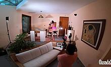 Brazilian teen stella smeets takes on ed junior's monster cock orally 😏