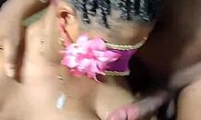 Addicted to big boobs? Come in and suck this monster cock!