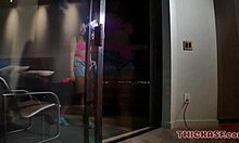 chubby ebony teen carmen noir bends over for her step dad's big black cock in doggystyle