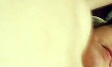 Homemade girlfriend acts as a whore in the garage, getting smashed out by her partner.