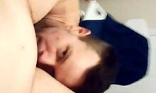 Homemade girlfriend acts as a whore in the garage, getting smashed out by her partner.