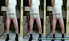 dude, i’m like totally obsessed with alejandro mistral’s semi-hard nylon fetish vid...