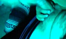 Chubby latina slut still doesnt know how to suck dick right so i just cum on her tits