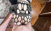 homemade porn with my stepsister's hot big ass in doggy style, bent over for cum