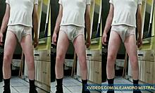 dude, i’m like totally obsessed with alejandro mistral’s semi-hard nylon fetish vid...