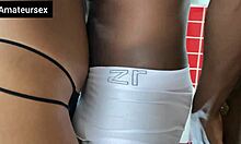 Naughty Teen Fucks in Bathroom Hidden from Parents with Big Black Cock