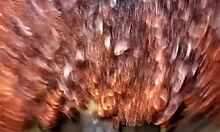 my stepsister asks me to fill her mouth with milk at home