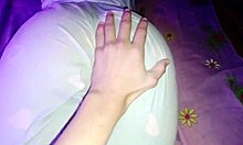 Stepsister with big ass visits bedroom