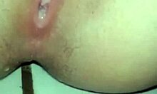 Amateur MILF gets naughty, showing off with a finger deep in her tight ass.