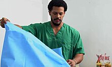 Blonde Venezuelan Kerly Hot Seeks Stress Relief, Ends Up Fucking Huge Black Masseur