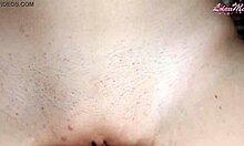 brunette deepthroats stranger's dick, fucks in poses, gets cum on tits